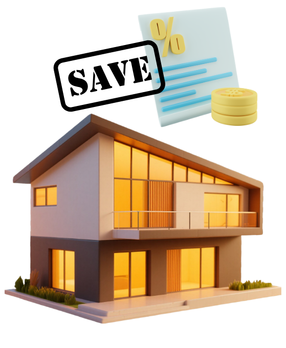 Home repair savings illustration